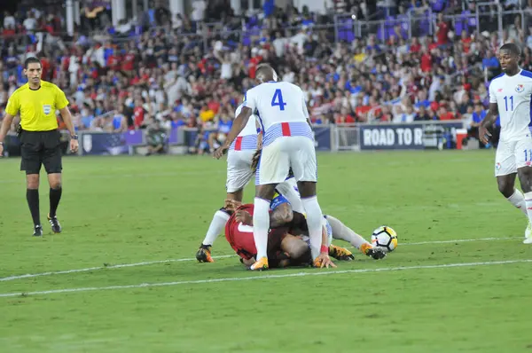 Mecz Kwalifikacyjny Mistrzostw Świata Stadionie Orlando City Stany Zjednoczone Panama — Zdjęcie stockowe