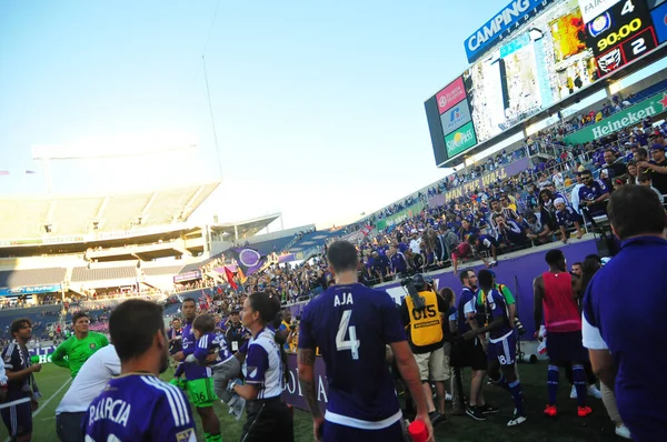 Orlando City Hostitel United Camping World Stadium Orlando Florida Dne — Stock fotografie