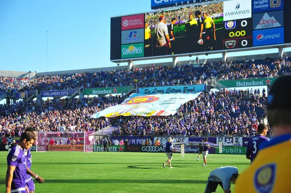 Orlando City Hostitel United Camping World Stadium Orlando Florida Dne — Stock fotografie