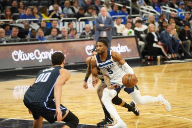 Orlando Magic, 21 Şubat 2020 Cuma günü Orlando Florida 'daki Amway Center' da Dallas Mavericks 'e ev sahipliği yapıyor.