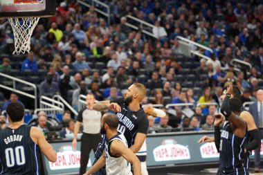 Orlando Magic, 21 Şubat 2020 Cuma günü Orlando Florida 'daki Amway Center' da Dallas Mavericks 'e ev sahipliği yapıyor.