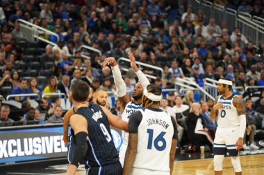 Orlando Magic, 21 Şubat 2020 Cuma günü Orlando Florida 'daki Amway Center' da Dallas Mavericks 'e ev sahipliği yapıyor.