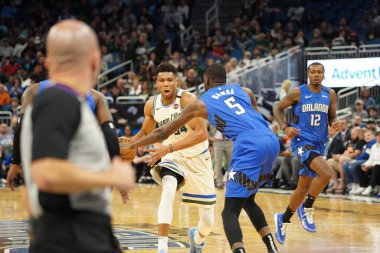 Orlando Magic, 8 Şubat 2020 tarihinde Orlando Florida 'daki Amway' de Milwaukee Bucks 'a ev sahipliği yaptı..  