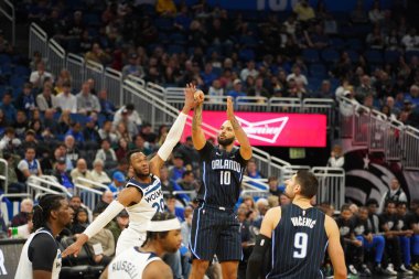 Orlando Magic, 21 Şubat 2020 Cuma günü Orlando Florida 'daki Amway Center' da Dallas Mavericks 'e ev sahipliği yapıyor.