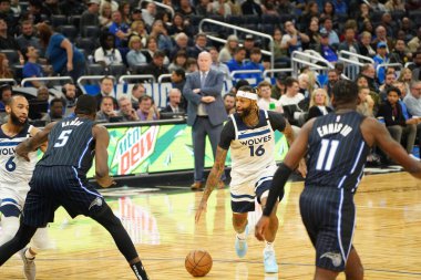 Orlando Magic, 21 Şubat 2020 Cuma günü Orlando Florida 'daki Amway Center' da Dallas Mavericks 'e ev sahipliği yapıyor..