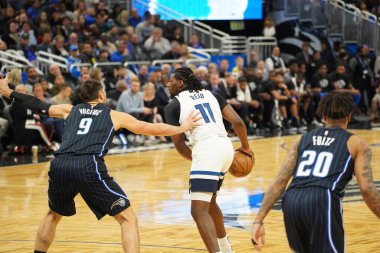 Orlando Magic, 21 Şubat 2020 Cuma günü Orlando Florida 'daki Amway Center' da Dallas Mavericks 'e ev sahipliği yapıyor.