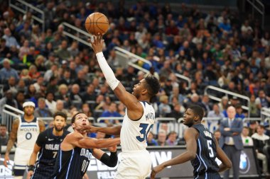 Orlando Magic, 21 Şubat 2020 Cuma günü Orlando Florida 'daki Amway Center' da Dallas Mavericks 'e ev sahipliği yapıyor..