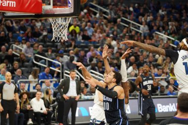 Orlando Magic, 21 Şubat 2020 Cuma günü Orlando Florida 'daki Amway Center' da Dallas Mavericks 'e ev sahipliği yapıyor.