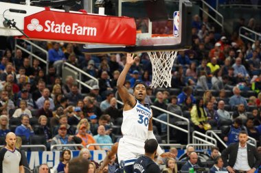 Orlando Magic, 21 Şubat 2020 Cuma günü Orlando Florida 'daki Amway Center' da Dallas Mavericks 'e ev sahipliği yapıyor..