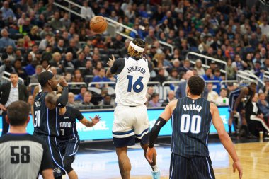 Orlando Magic, 21 Şubat 2020 Cuma günü Orlando Florida 'daki Amway Center' da Dallas Mavericks 'e ev sahipliği yapıyor..