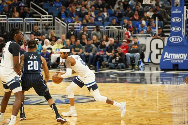 Orlando Magic Φιλοξενεί Dallas Mavericks Στο Amway Center Στο Ορλάντο — Φωτογραφία Αρχείου