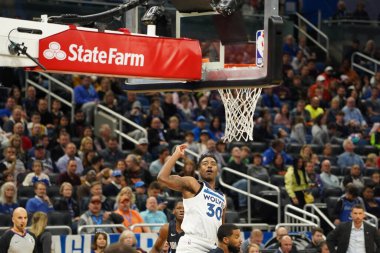 Orlando Magic, 21 Şubat 2020 Cuma günü Orlando Florida 'daki Amway Center' da Dallas Mavericks 'e ev sahipliği yapıyor..