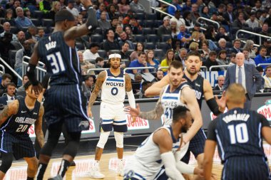 Orlando Magic, 21 Şubat 2020 Cuma günü Orlando Florida 'daki Amway Center' da Dallas Mavericks 'e ev sahipliği yapıyor.