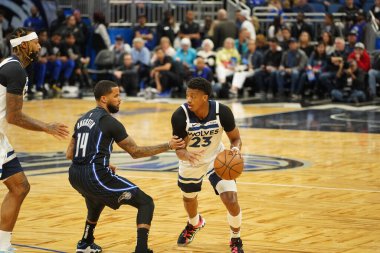 Orlando Magic, 21 Şubat 2020 Cuma günü Orlando Florida 'daki Amway Center' da Dallas Mavericks 'e ev sahipliği yapıyor..