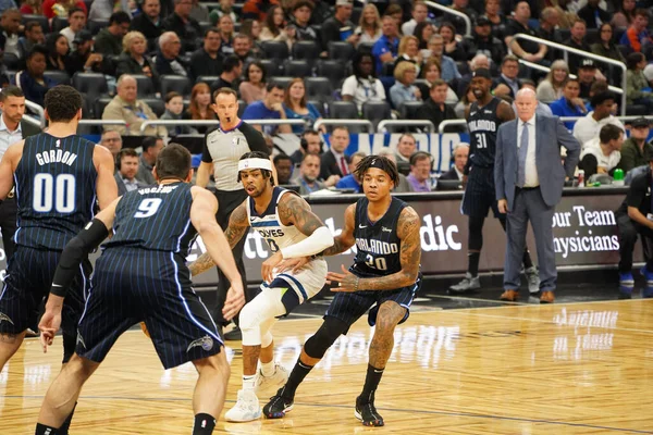 Orlando Magic Host Dallas Mavericks Amway Center Orlando Florida Friday — Stock Photo, Image