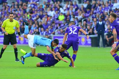 Orlando City, 5 Mart 2017 'de Orlando City Stadyumu' nda NYC FC 'ye ev sahipliği yaptı..  