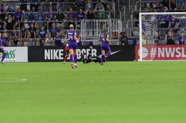 Orland Pride, 25 Ağustos 2018 'de Orlando Florida' daki Exploria Stadyumu 'nda Chicago Red Stars' a ev sahipliği yapıyor..  