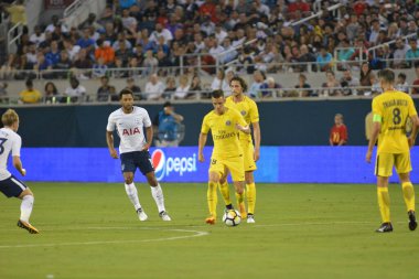 Paris Saint-Germain, Tottenham Hotspur 'a karşı 22 Temmuz 2017' de Orlando Florida 'daki Citrus Bowl' da.  
