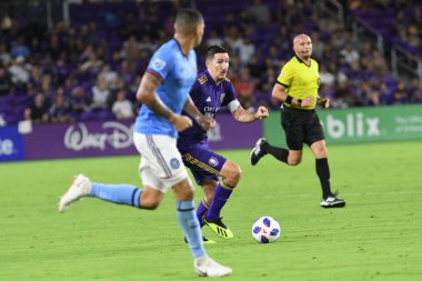Orlando City 26 Temmuz 2018 'de Florida Exploria Stadyumu' nda NYC FC 'ye ev sahipliği yaptı. Fotoğraf: Marty Jean-Louis