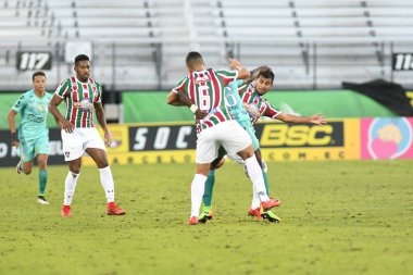 Fluminense, Florida Kupası 'nda 15 Ocak 2018' de Orlando Florida 'da oynanan Spektrum Stadyumu' nda Barcelona SC 'ye karşı..
