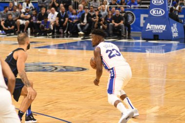 Orlando Magic, Philadelphia 76ers 'ı 14 Kasım 2018' de Orlando Florida 'daki Amway Center' da ağırlıyor..