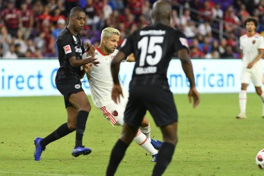 Flamengo Eintracht Frankfurt 'a karşı 12 Ocak 2019 Cumartesi günü Orlando City Stadyumu' nda.  