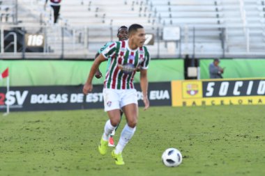 Fluminense, Florida Kupası 'nda 15 Ocak 2018' de Orlando Florida 'da oynanan Spektrum Stadyumu' nda Barcelona SC 'ye karşı.. 