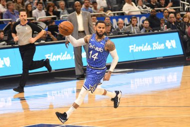 Orlando Magic 14 Mart 2019 Perşembe günü Orlando Florida 'daki Amway Center' da Cleveland Cavaliers 'a ev sahipliği yaptı..