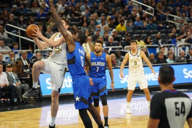 Orlando Magic 10 Kasım 2019 'da Indiana Pacers' ı Amway Center 'da ağırlıyor. Fotoğraf: Marty Jean-Louis