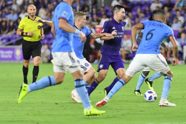 Orlando City 26 Temmuz 2018 'de Florida Exploria Stadyumu' nda NYC FC 'ye ev sahipliği yaptı. Fotoğraf: Marty Jean-Louis
