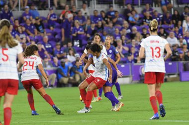 Orland Pride, 25 Ağustos 2018 'de Orlando Florida' daki Exploria Stadyumu 'nda Chicago Red Stars' a ev sahipliği yapıyor..