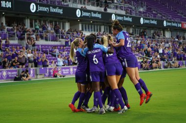 Foto Prides, 11 Mayıs 2019 Cumartesi günü Orlando City Stadyumu 'nda Portland Thorns FC' ye ev sahipliği yapıyor..