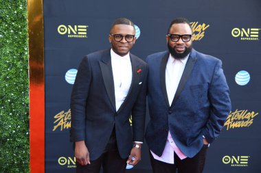 24 Mart 2018 Cumartesi günü Las Vegas 'taki Orleans Resort' ta düzenlenen 33. Yıldız Ödülleri Kırmızı Halı sırasında ünlüler.