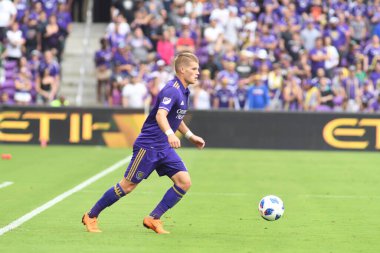 Orlando City 8 Nisan 2018 'de Orlando Florida' daki Exploria Stadyumu 'nda Portland Timbers' a ev sahipliği yaptı..