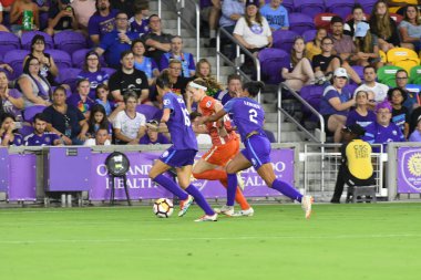 Orlando Pride 28 Haziran 2018 'de Orlando City Stadyumu' nda Houston Dash 'e ev sahipliği yaptı..  