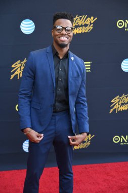 24 Mart 2018 Cumartesi günü Las Vegas 'taki Orleans Resort' ta düzenlenen 33. Yıldız Ödülleri Kırmızı Halı sırasında ünlüler.