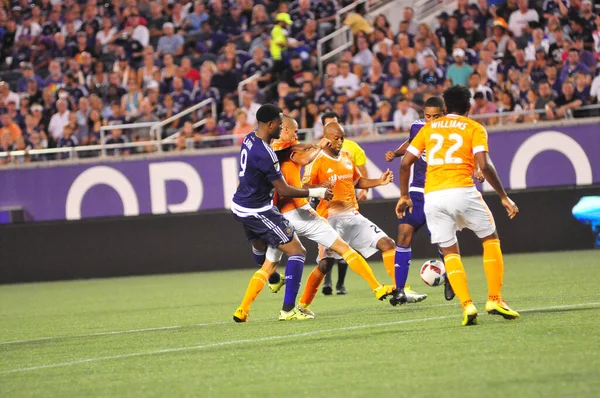 Orlando City Sediou Houston Dynamo Julho 2016 Camping World Stadium — Fotografia de Stock