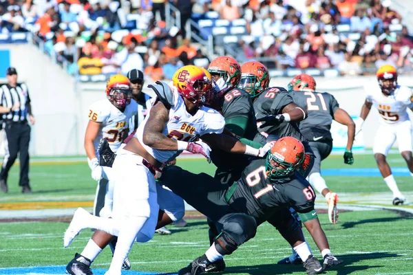 Florida Rattlers Enfrentan Bethune Cookman Wildcats Durante Los Clásicos Florida —  Fotos de Stock