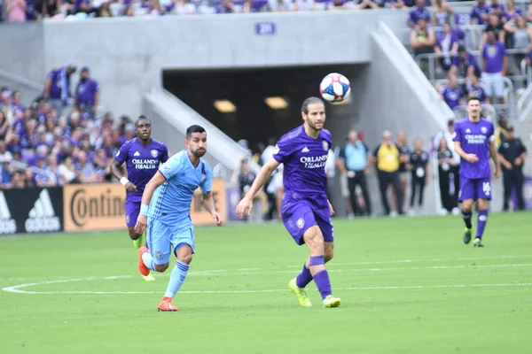 Orlando City Host New York City Orlando City Stadium Orlando — Fotografia de Stock