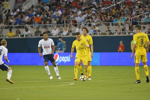 Paris Saint-Germain, Tottenham Hotspur 'a karşı 22 Temmuz 2017' de Orlando Florida 'daki Citrus Bowl' da.  