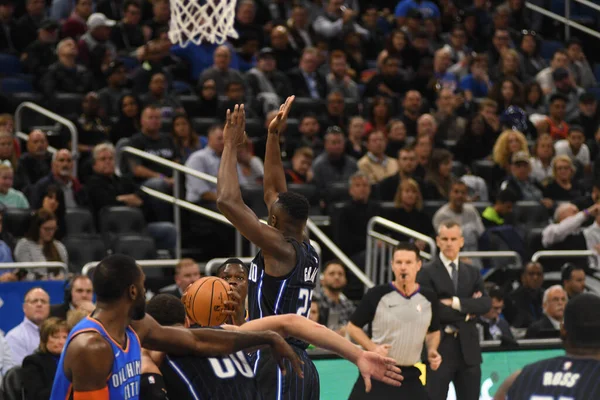 Orlando Magic Hospeda Oklahomacity Thunder Amway Center Orlando Florida Janeiro — Fotografia de Stock