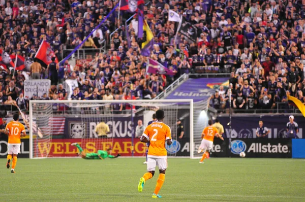 Orlando City Hostí Houston Dynamo Července 2016 Stadionu Camping World — Stock fotografie