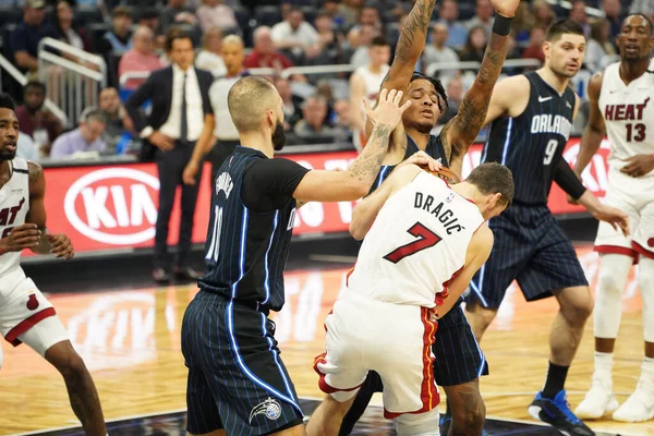 Basketball Game Nba Season Orlando Magic Miami Heat Gennaio 2020 — Foto Stock