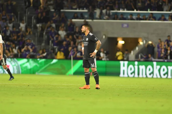 Orlando City Hospeda San Jose Earthquakes Exploria Stadium Abril 2018 — Fotografia de Stock