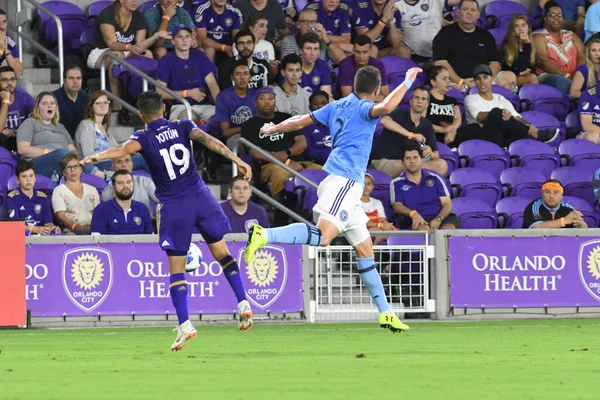 Orlando City 26 Temmuz 2018 'de Florida Exploria Stadyumu' nda NYC FC 'ye ev sahipliği yaptı. Fotoğraf: Marty Jean-Louis