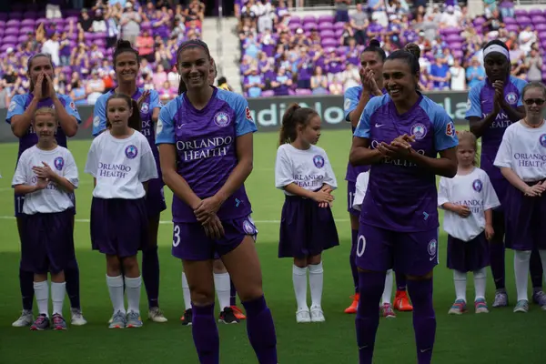 Orlando Pride Host Portand Thorns Orlando City Stadium April 2019 — Stock Photo, Image