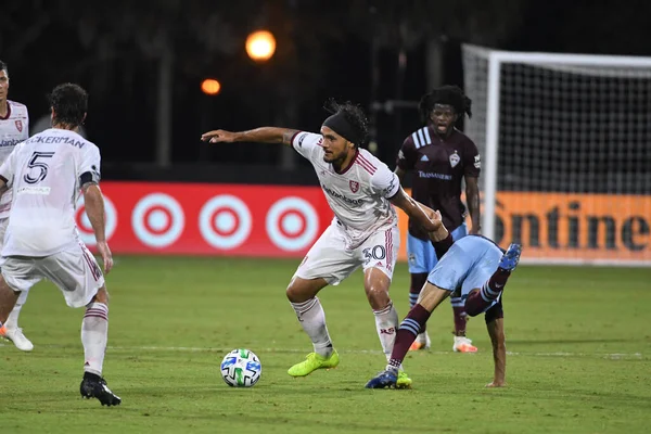 Real Salt Lake, 12 Temmuz 2020 'de Orlando Florida' da düzenlenen MLS Sırt Turnuvası sırasında Colorado Rapids ile karşı karşıya.
