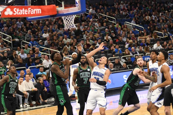 Orlando Magic Otthont Boston Celtics Amway Stadium Szombat Január 2019 — Stock Fotó