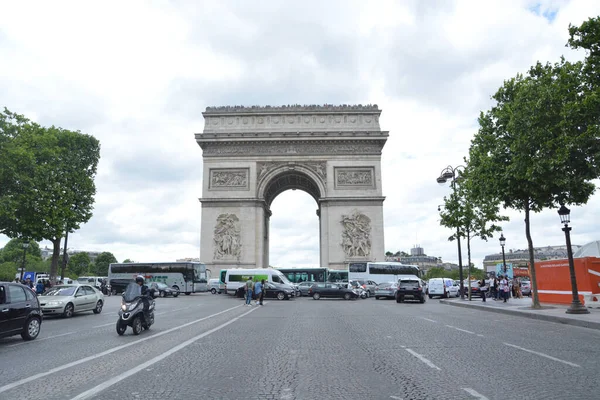 Die Verschönerte Stadt Paris Frankreich Mai 2017 — Stockfoto