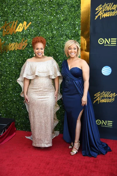 24 Mart 2018 Cumartesi günü Las Vegas 'taki Orleans Resort' ta düzenlenen 33. Yıldız Ödülleri Kırmızı Halı sırasında ünlüler.